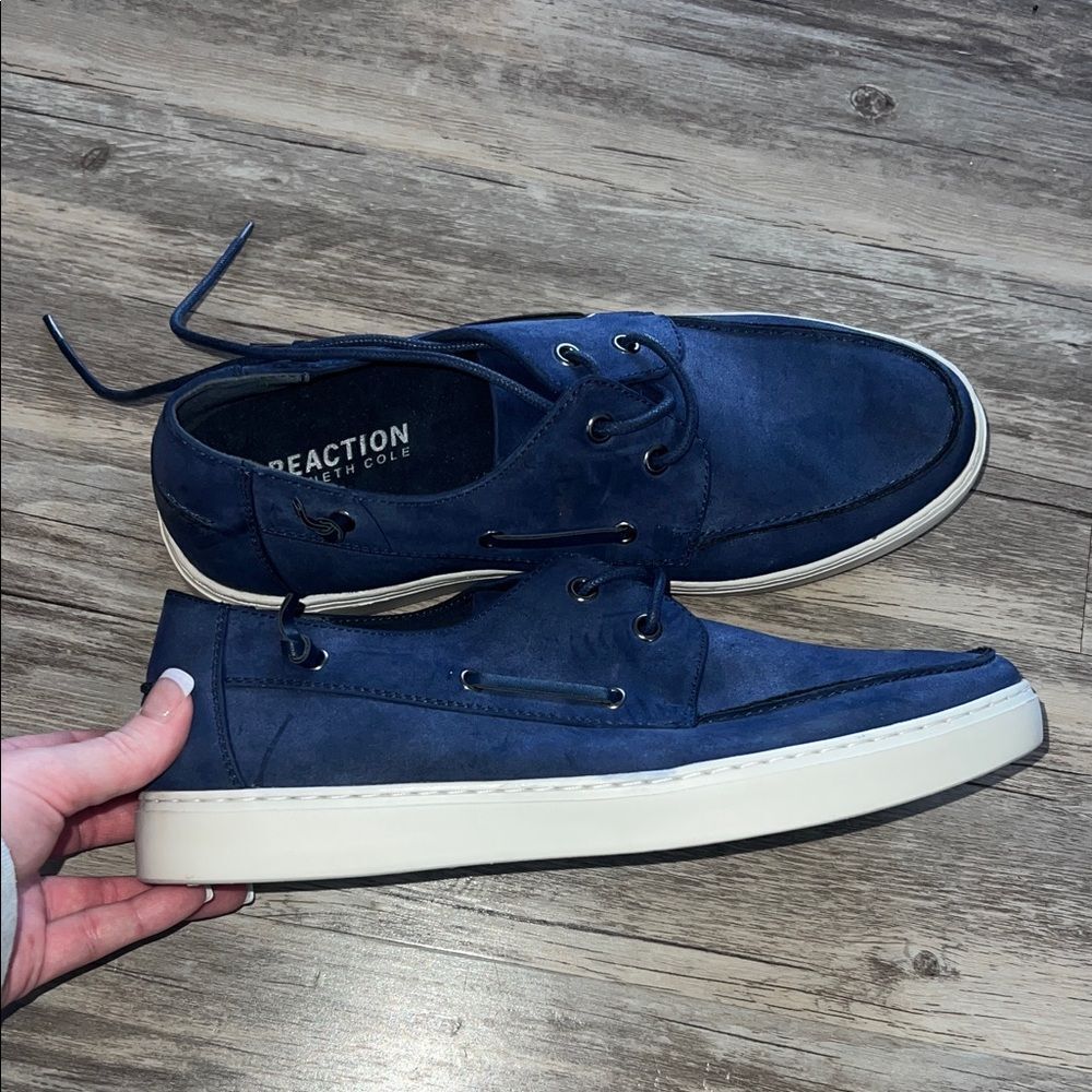 Kenneth Cole Reaction Blue Boat Shoes